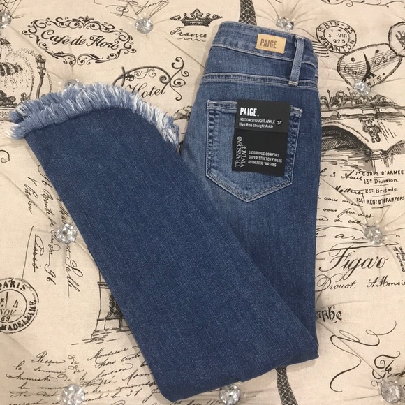 Paige Hoxton Straight Ankle Jeans - Picture 8 of 8